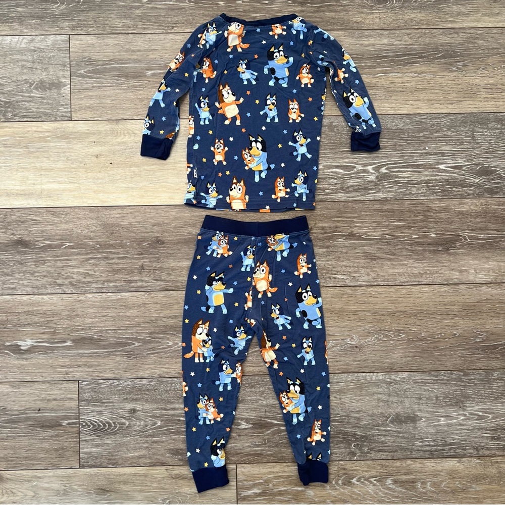Little Sleepies Bluey 12-18M Long Sleeve Pajamas 🧡🩵